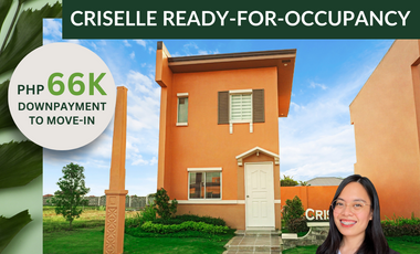 READY FOR OCCUPANCY CRISELLE MODEL HOUSE AND LOT FOR SALE IN BACOLOD CITY | CAMELLA - BANK FINANCING