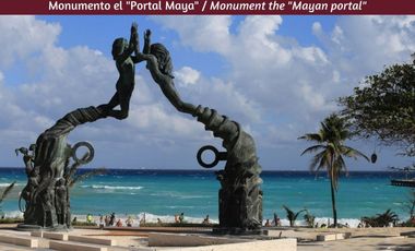 Departamento con club de playa, golf, alberca, en venta Playa del Carmen.