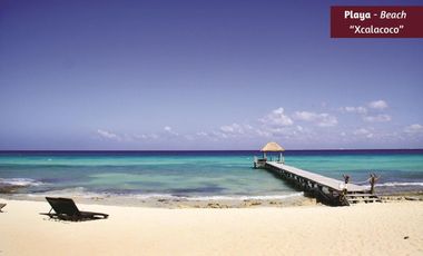 Departamento con club de playa, golf, alberca, en venta Playa del Carmen.