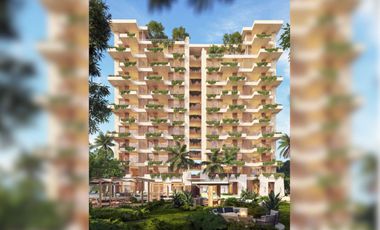 Departamento con club de playa, golf, alberca, en venta Playa del Carmen.