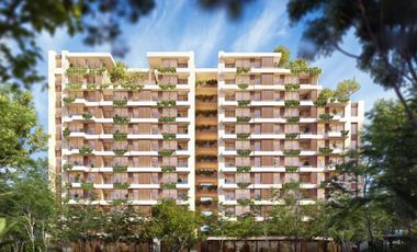 Departamento con club de playa, golf, alberca, en venta Playa del Carmen.