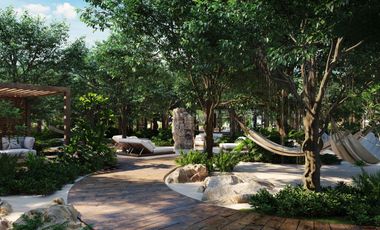 Departamento con club de playa, golf, alberca, en venta Playa del Carmen.