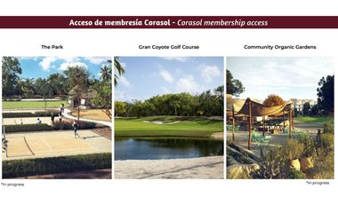 Departamento con club de playa, golf, alberca, en venta Playa del Carmen.
