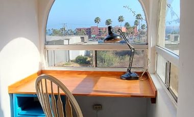 RENTA 4Rec 1 Estudio AMUEBLADA,3.5B UABC, CICESE, UNAM, Marina coral