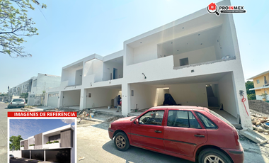 CASAS EN PREVENTA CON JARDIN 3 HABITACIONES FRACCIONAMIENTO LA TAMPIQUERA