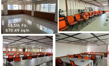 845 sqm Warm shell Office Space for Lease in  Paseo De Roxas, Makati City