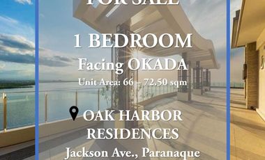 Ready for Occupancy 1 Bedroom 1 Bathroom Condo For Sale in Paranaque Oak Harbor near Okada MOA