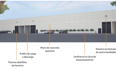Nave industrial modular en Silao a espaldas de General Motors sobre la 45