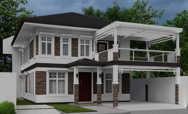 Near the Sea, Ongoing Construction Modern 5BR Single Detached White House & Lot at Corona del Mar, Pooc, Talisay