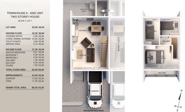 2 Storey Townhouse for Sale in Consolacion, Cebu