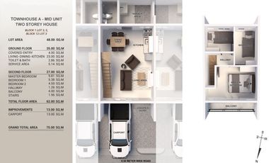 2 Storey Townhouse for Sale in Consolacion, Cebu