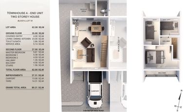 2 Storey Townhouse for Sale in Consolacion, Cebu