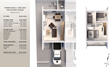 2 Storey Townhouse for Sale in Consolacion, Cebu