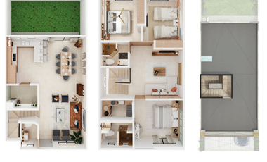 Casa en Venta en La Carmina Residencial, Palmares, Querétaro (Modelo Valeria)