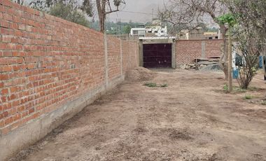 VENTA DE TERRENOS EN CHOSICA, ALTURA DEL PUENTE DE CHACLACAYO