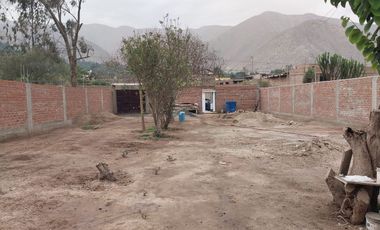VENTA DE TERRENOS EN CHOSICA, ALTURA DEL PUENTE DE CHACLACAYO