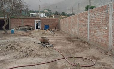 VENTA DE TERRENOS EN CHOSICA, ALTURA DEL PUENTE DE CHACLACAYO