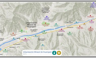 CHACLACAYO HUAMPANI URB. MIRASOL OCASION VENTA DE TERRENO DE 300 M2