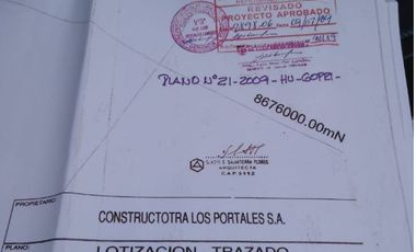 CHACLACAYO HUAMPANI URB. MIRASOL OCASION VENTA DE TERRENO DE 300 M2