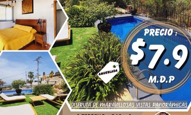 Venta CASA MAGNOLIA VIP con alberca, enorme jardín, vistas panorámicas, cómoda, moderna, amueblada y equipada.