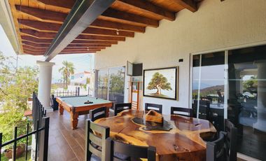 Venta CASA MAGNOLIA VIP con alberca, enorme jardín, vistas panorámicas, cómoda, moderna, amueblada y equipada.