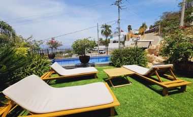Venta CASA MAGNOLIA VIP con alberca, enorme jardín, vistas panorámicas, cómoda, moderna, amueblada y equipada.