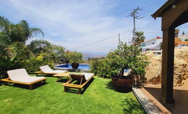Venta CASA MAGNOLIA VIP con alberca, enorme jardín, vistas panorámicas, cómoda, moderna, amueblada y equipada.