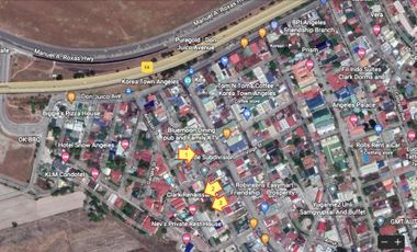 FOR SALE LOTS IN KOREAN TOWN ANGELES CITY NEAR CLARK IDEAL FOR HOTELS OR CONDO TYPE APARTMENTS