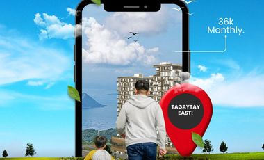 One Tolentino East Residences Tagaytay Units for sale with TAAL VIEW