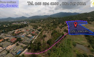Land for sale on the hill, Hua Hin, Hua Hin District, Prachuap Khiri Khan Province area, 13-01-09 rai, near Natural Hill Village.