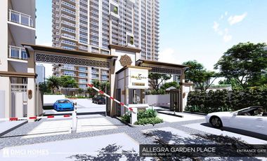 1 Bedroom Pre Selling Condo Unit Allegra Garden Place in Bagong Ilog Pasig City Near Rizal Medical Center, Capitol Commons, BGC, Kalayaan and Eastwood