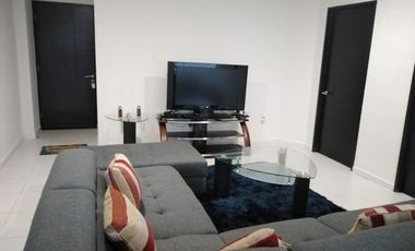 Departamento amueblado en piso 17 de Torre Boca Towers. Excelente ubicación