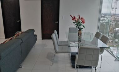 Departamento amueblado en piso 17 de Torre Boca Towers. Excelente ubicación