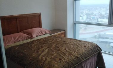 Departamento amueblado en piso 17 de Torre Boca Towers. Excelente ubicación