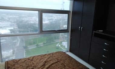 Departamento amueblado en piso 17 de Torre Boca Towers. Excelente ubicación