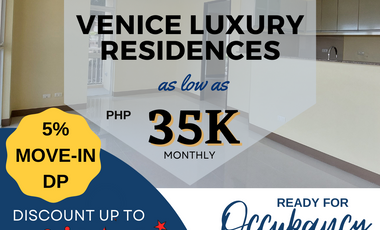 1 Bedroom With Balcony RENT TO OWN CONDO in VENICE LUXURY RESIDENCES