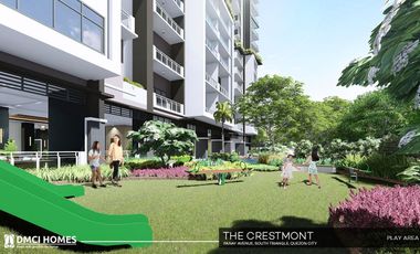 1bedroom SURE UNIT just above atrium Skypatio Condo along Quezon Ave EDSA MRT station DMCI Crestmont