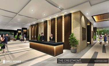 1bedroom SURE UNIT just above atrium Skypatio Condo along Quezon Ave EDSA MRT station DMCI Crestmont