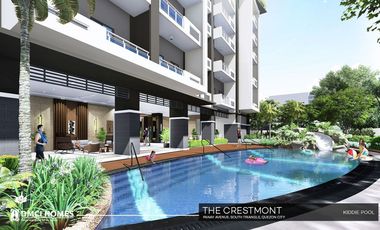 1bedroom SURE UNIT just above atrium Skypatio Condo along Quezon Ave EDSA MRT station DMCI Crestmont