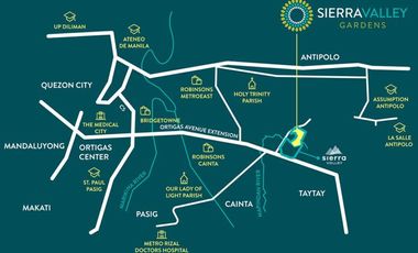 Find your perfect Urban life at SIERRA VALLEY GARDENS Condominium in the Cainta, Rizal.