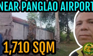 Lot For Sale Near Panglao Airport 1,710 Sqm Clean Title For 3,500/sqm