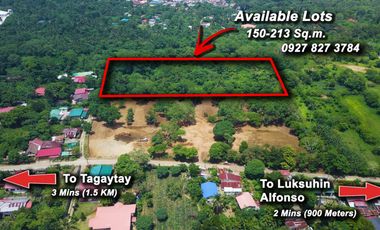 Near Tagaytay Residential Lots - Corner Lot - 3 Mins from Tagaytay