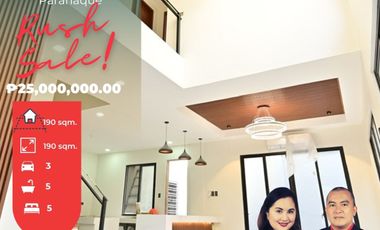 Brand New Modern 5 Bedroom House For Sale with Swimming Pool in Multinational Village, Parañaque City