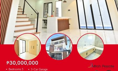 Brand New Modern 5 Bedroom House For Sale with Swimming Pool in Multinational Village, Parañaque City