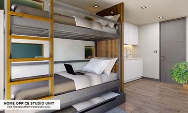 PRESELLING 22.01 sqm home office studio condo for sale in The Highline Mandaue City, Cebu