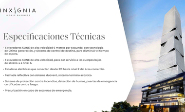 Oficinas Desde 57m2 En Torre Inxignia Cerca De La IBERO, Hospital Puebla y Del Parque Del Arte.