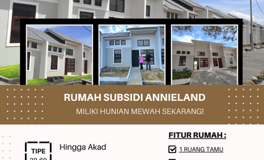 Siap Huni Rumah Subsidi KPR BTN Cicilan Flat di Tangerang