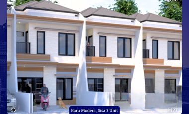 Rumah Baru Modern Minimalis Langka Sisa 3 Unit Di Mojo Kidul Gubeng Dekat Pusat Kota Surabaya