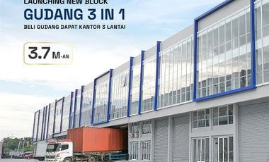 Gudang Industri Multiguna Dekat Bandara Soekarno Hatta
