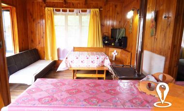 2 Cabañas, Parcela 5000m² con Rio a 6km de Villarrica